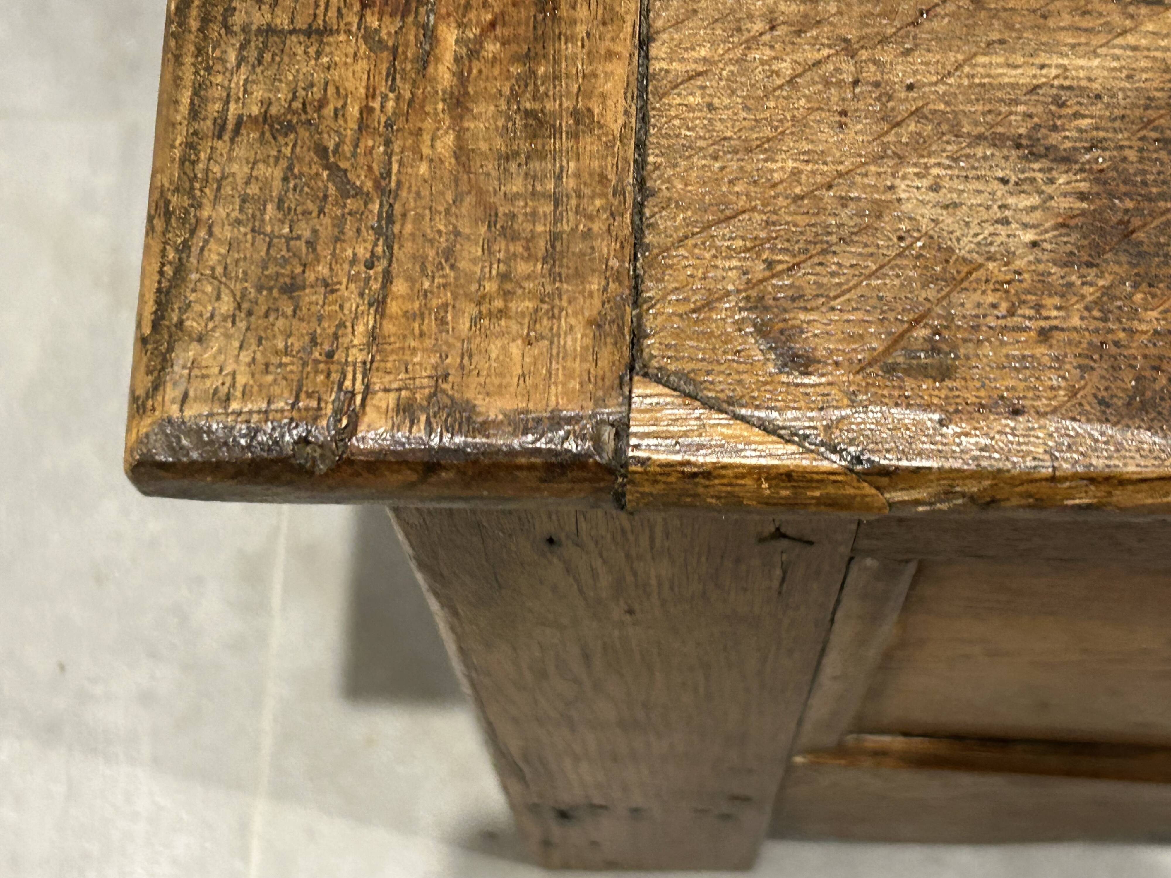 Natural oak wood chest, bedside chest