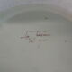 Decorative plate handmade Tolosane with bird decoration