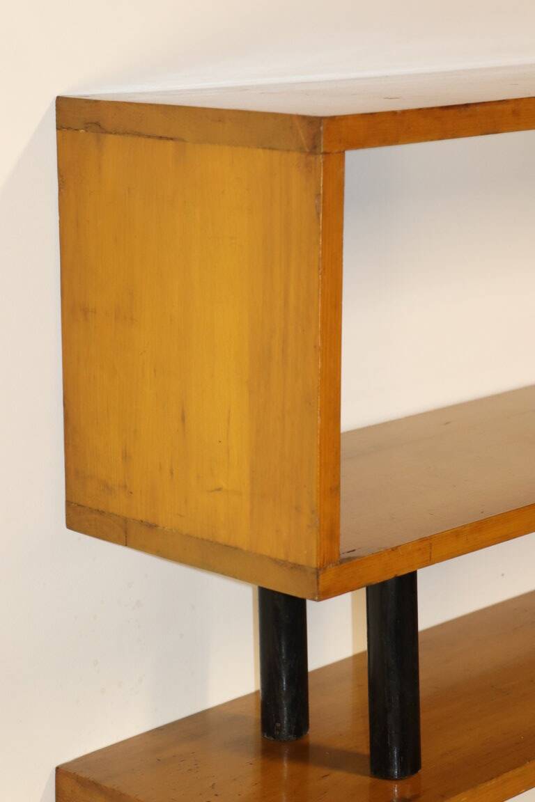 Vintage shelf with modular wooden boxes, 1960s