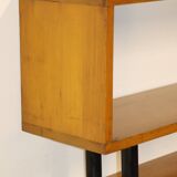 Vintage shelf with modular wooden boxes, 1960s