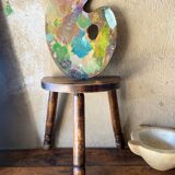 Rustic tripod stool