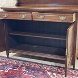 English art nouveau buffet in mahogany early twentieth century