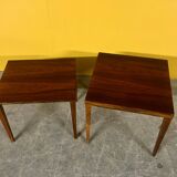 Nid danois de 2 tables en palissandre du milieu du siècle, 1960