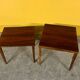 Danish mid - century rosewood nest of 2 tables, 1960s