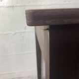 Wooden side table with drawer.