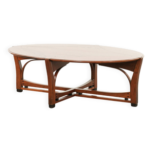 Table basse ovale art