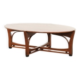 Table basse ovale Art Nouveau