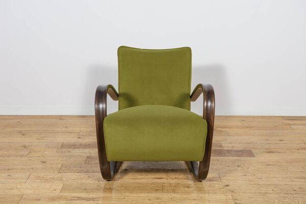 Fauteuil H-269 par Jindřich Halabala pour Up Závody, années 1930.