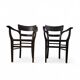 2 x dining chair / marked "twente" / 1930s