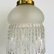 Vintage brass gooseneck wall lamp