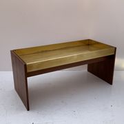 Vintage Danishs Modern  Modern Teak, Brass Planter/ Flower Box/Pot Plant Stand 1960s