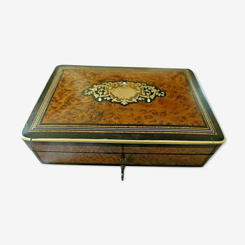 Game box xix napoleon III boulle marquetry