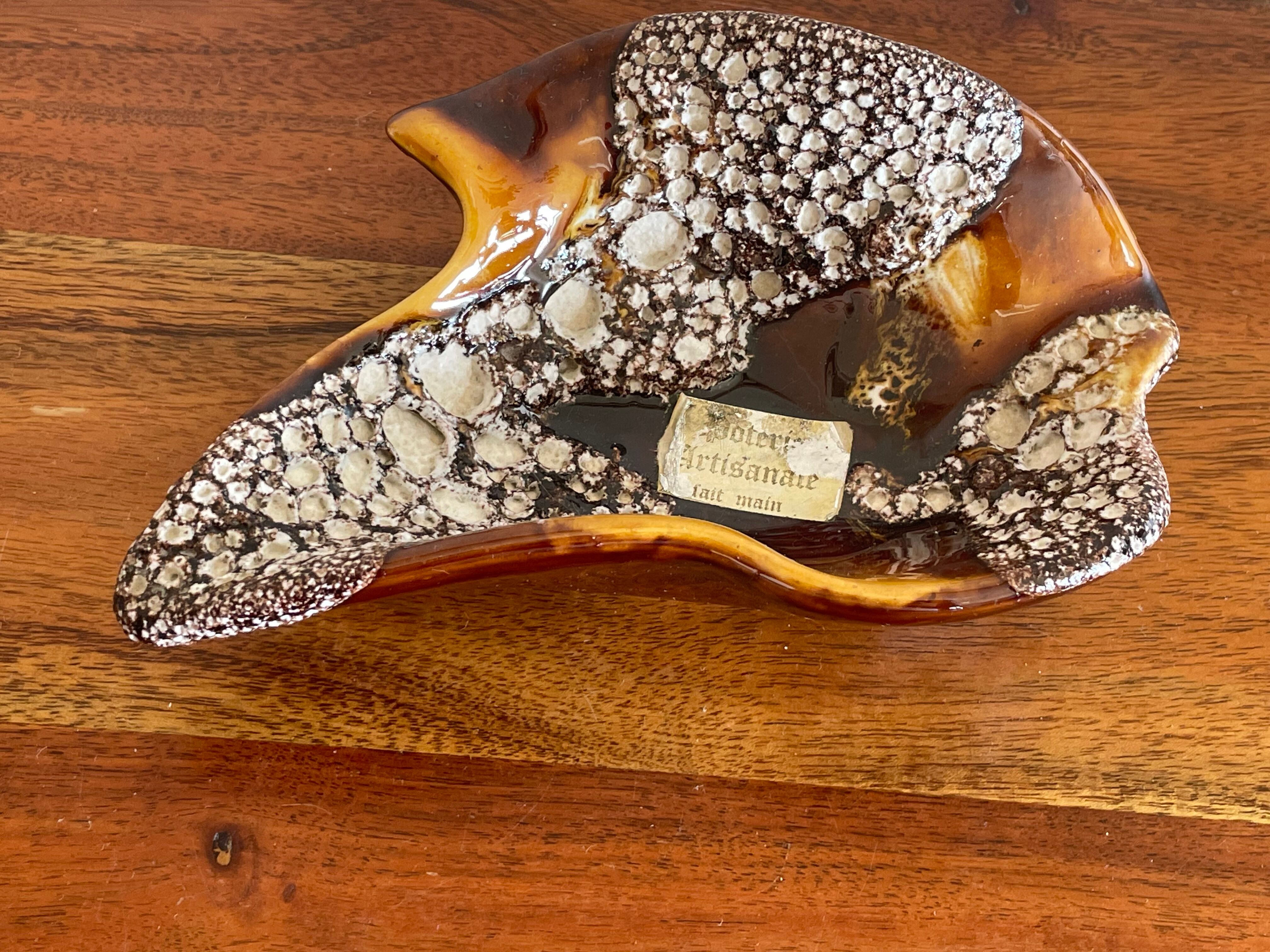 Empty ceramic pocket flat lava