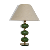 Henrik Blomqvist's brass lamp and glass for Tranas stilarmatur Sweden 1960