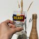 3 glasses with feet of vintage bistrot Ricard