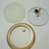 Bubbled glass ceiling lamp