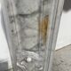 Louis XV style white Carrara marble fireplace, 19th century.