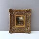 Heinrich berger, original oil painting framed, landscape image