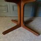 Table Baumann scandinave ronde 1970 rallonges a systeme 4 à 8 personnes