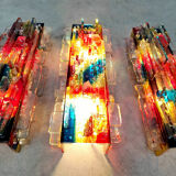 Set of 3 vintage wall lights 'Chartres' Willem Van Oyen Raak