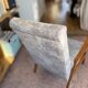 Pair of Scandinavian feet compasses armchairs