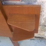 Headboard oak shelves year 60