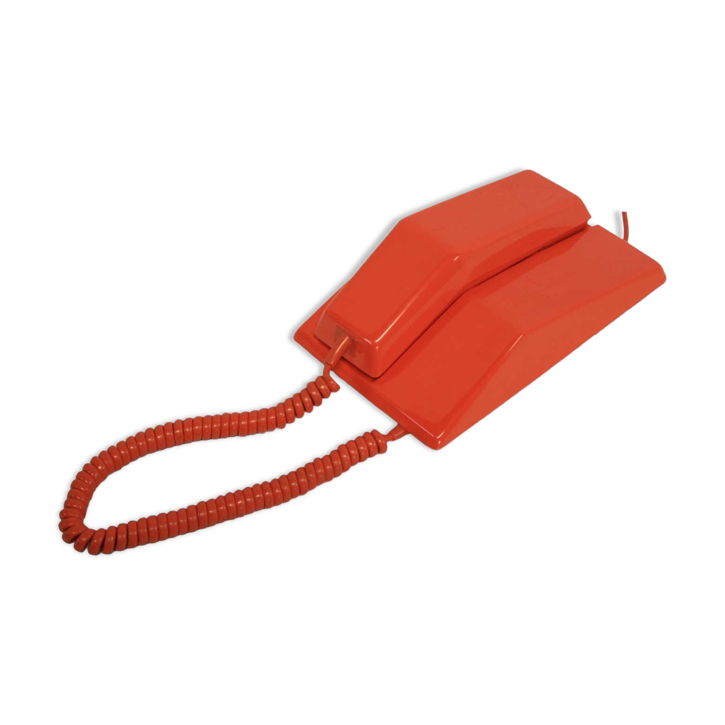 Vintage orange phone