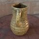 Glazed stoneware pitcher