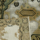 Hand-Knotted Anatolian One of a Kind 1970s 280 cm x 365 cm Beige Wool Carpet