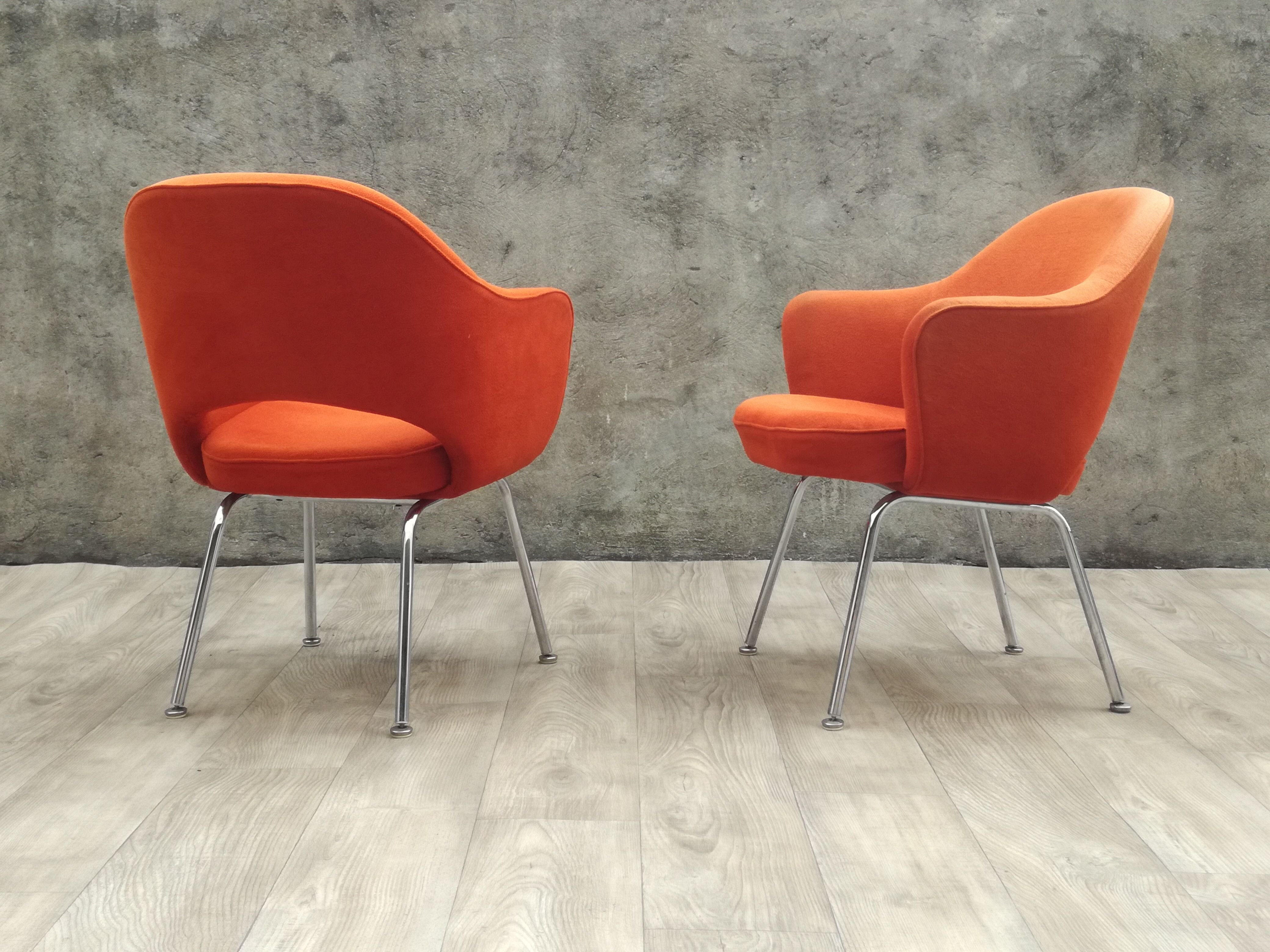 Pair of armchairs "conference" Eero Saarinen for Knoll years 60