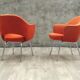 Pair of armchairs "conference" Eero Saarinen for Knoll years 60