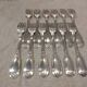 12 silver-plated metal table forks by Ravinet & Cie, Empire 81.