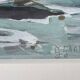 Gardey Germaine, Marine Gouache Rocky Coast circa 1970