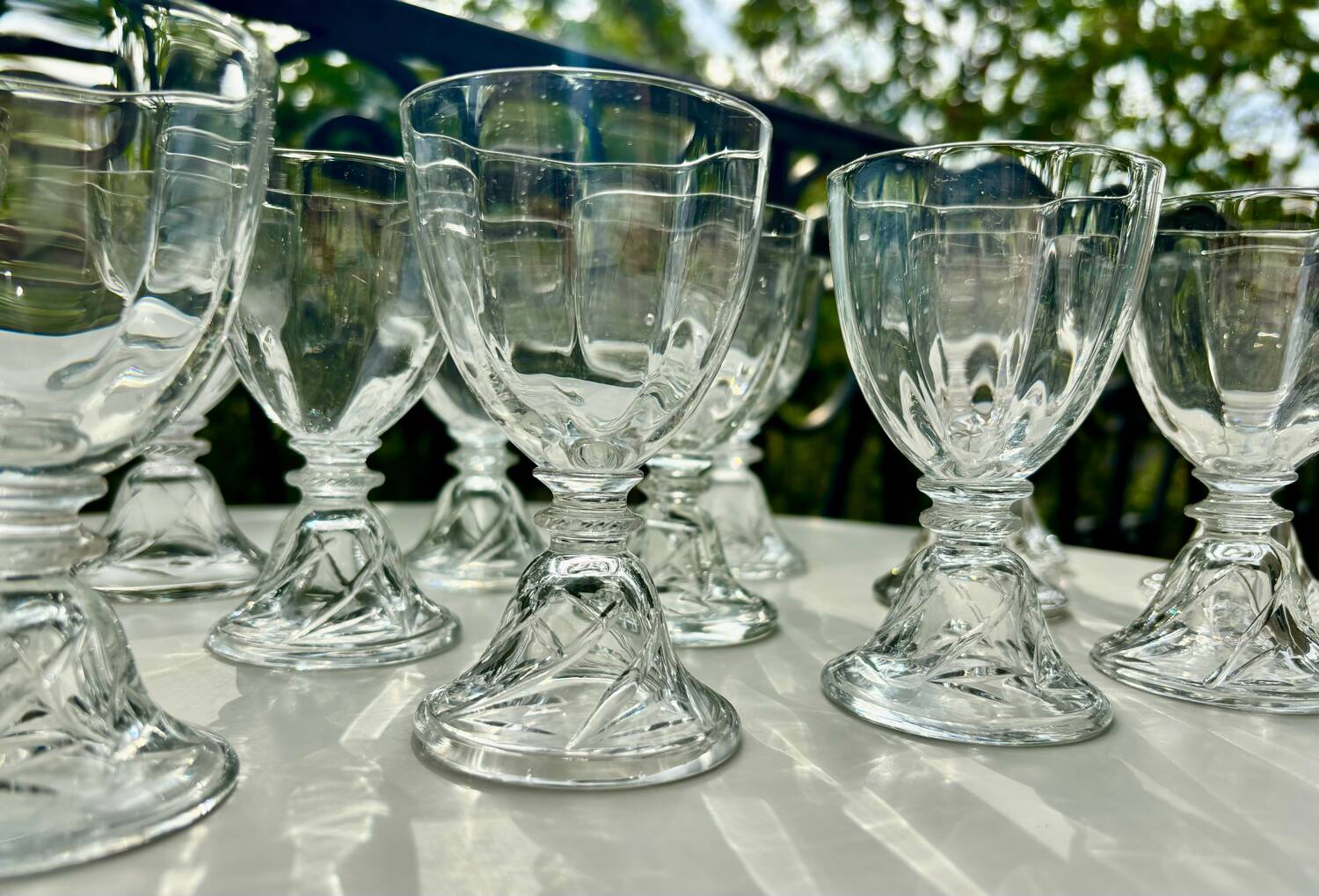 Verres Saint Louis Crystal modèle Cluny