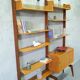 Mid-Century Modular Free-Standing Teak Wall Unit  by John Texmon for Blindheim Mobelfabrik, Norway,
