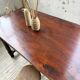 Table XXL noyer massif foncé 3m