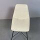 Augusto Bozzi ‘Aster’ Side Chair for Saporiti, Italy, 1950s – Cream Vinyl