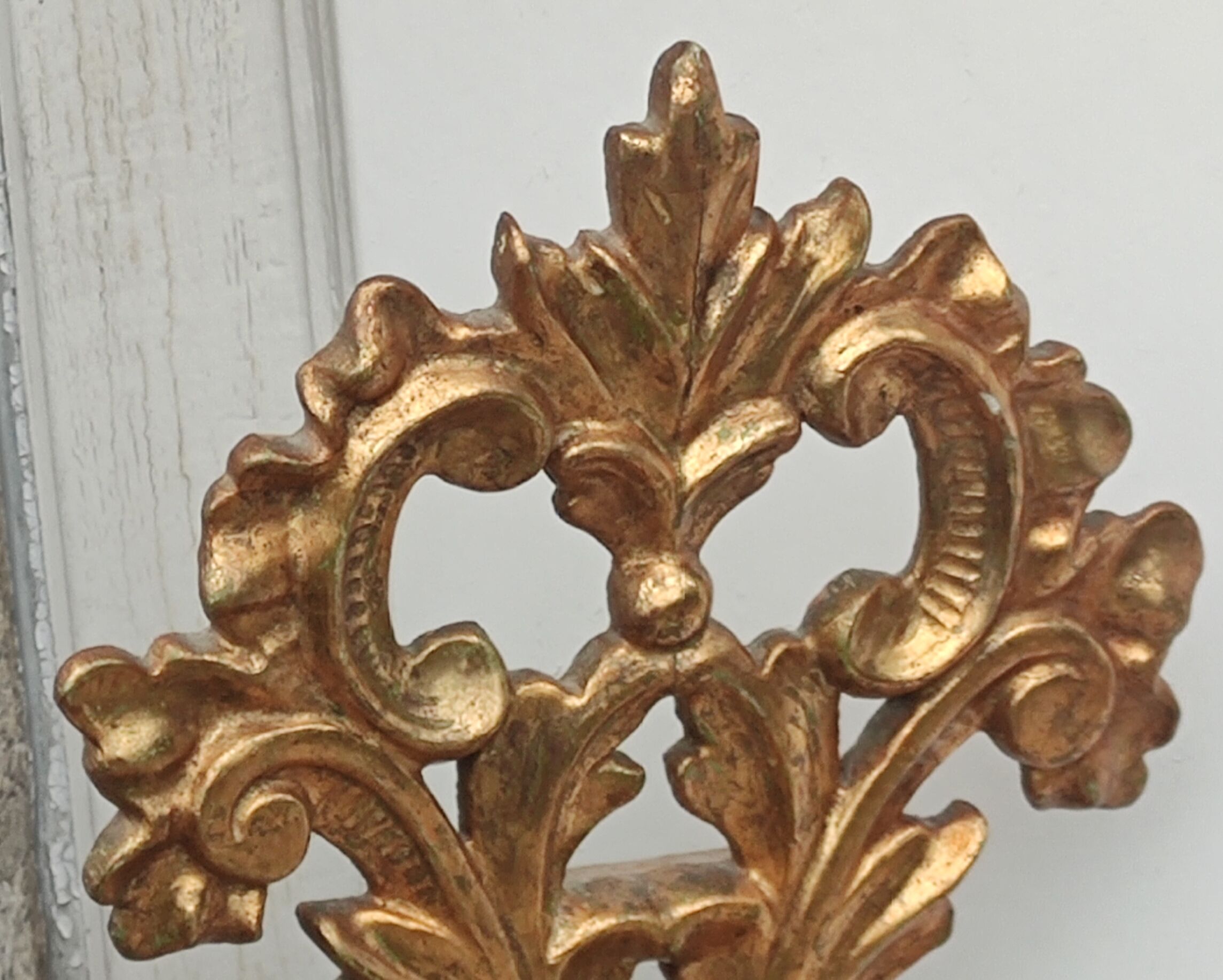 Old gilded mirror original Louis XV style