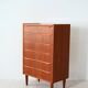 Scandinavian teak chest of drawers with 6 drawers from the 1950s/60s