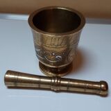 Mortar with pestle
