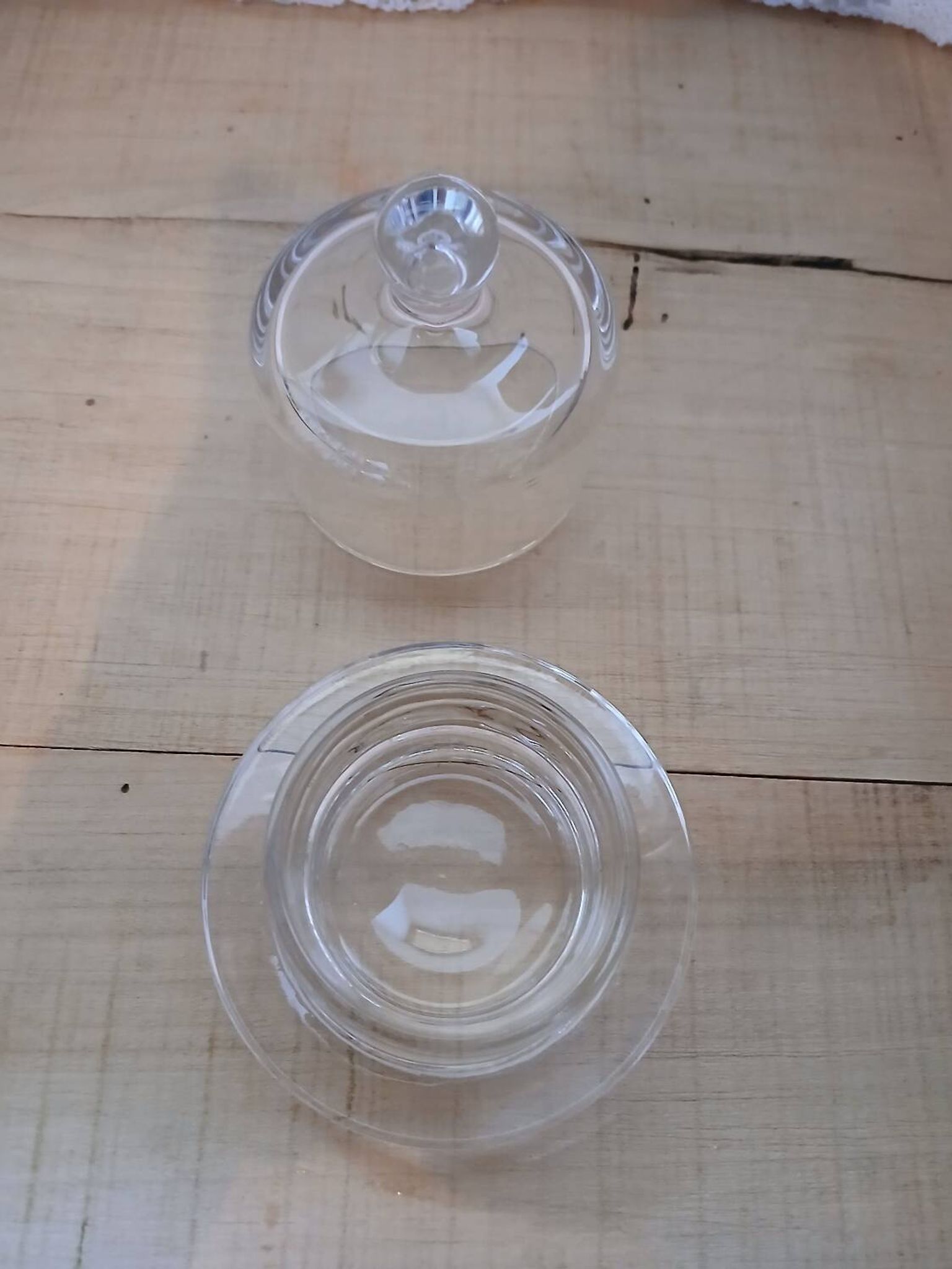 Beurrier individuel en verre