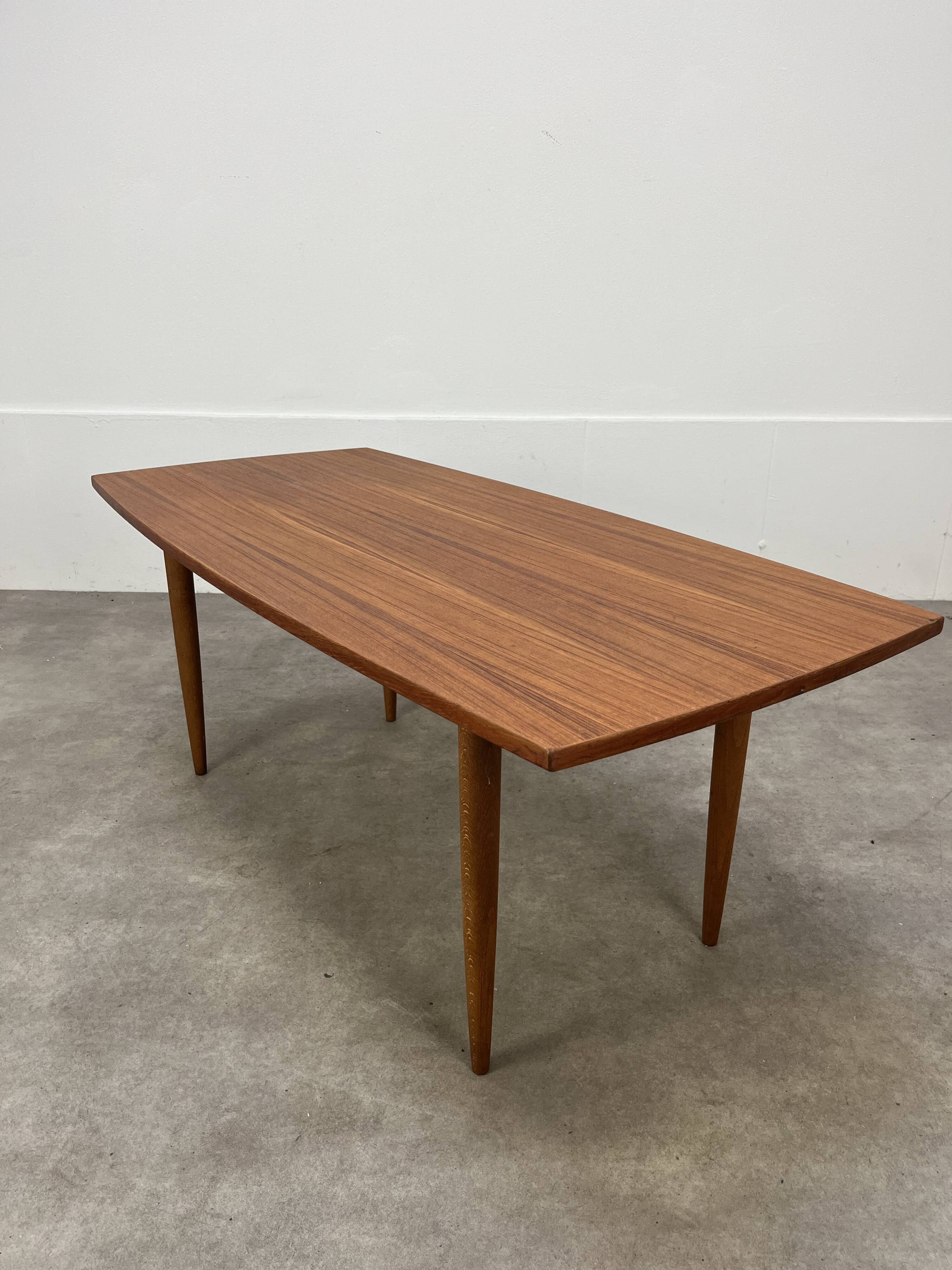 Scandinavian teak coffee table, 1960s