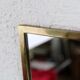 Mirror retroviseaur asymmetrical brass 42x36cm