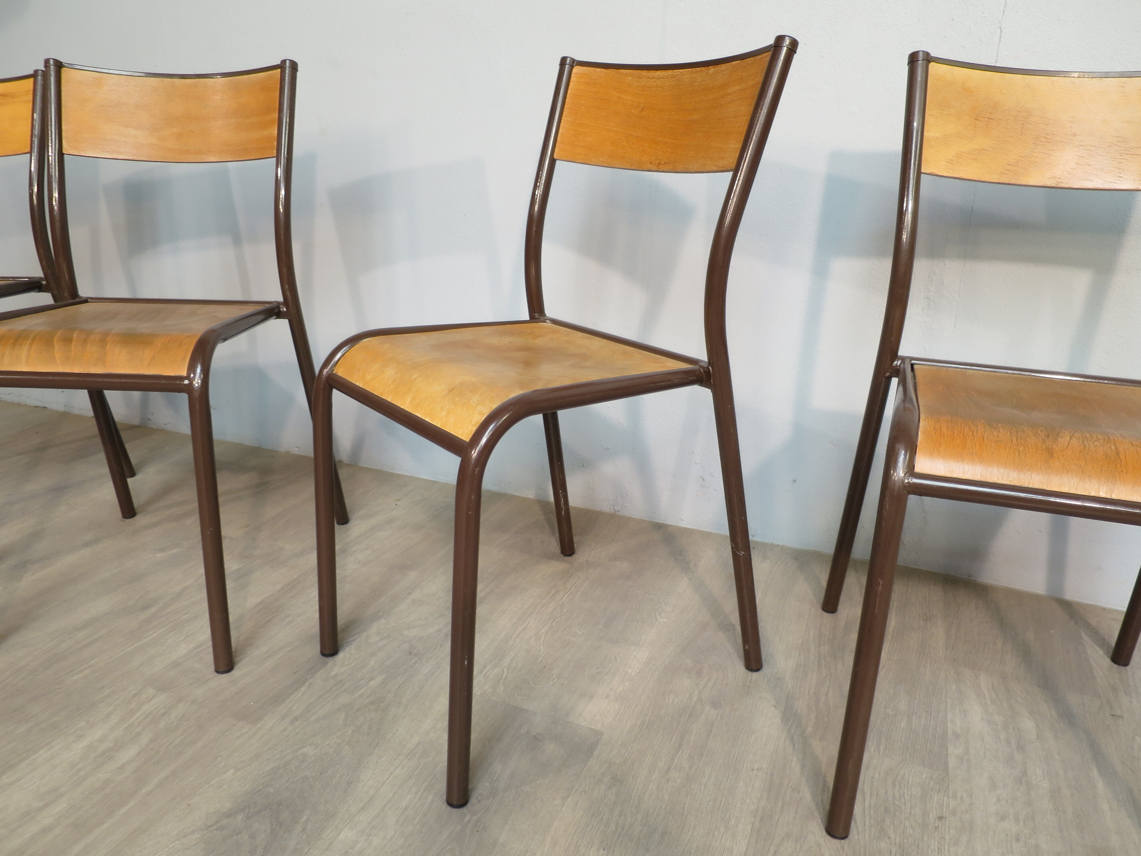 4 Mullca school chairs series
