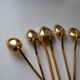 Lot de 6 petites cuillère longues début XXeme