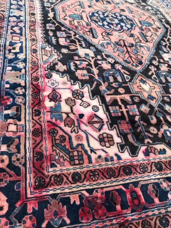 Carpet vintage Persian Hamadan done hand 155 X 262 CM