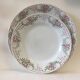 6 dinner plates + 1 dish - iron earth - "ennege" nouvelles galeries paris - vintage