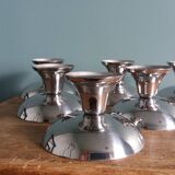 Guy Degrenne stainless steel ice cream cups