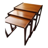 3 vintage teak g-plan nesting tables