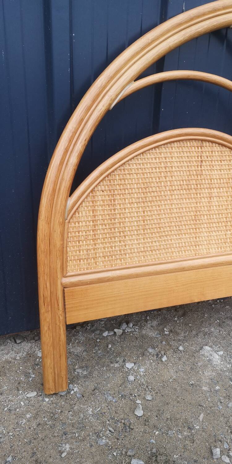 Rattan headboard
